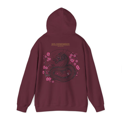 "Be the art" Cherry Blossom Dragon - Hoodie