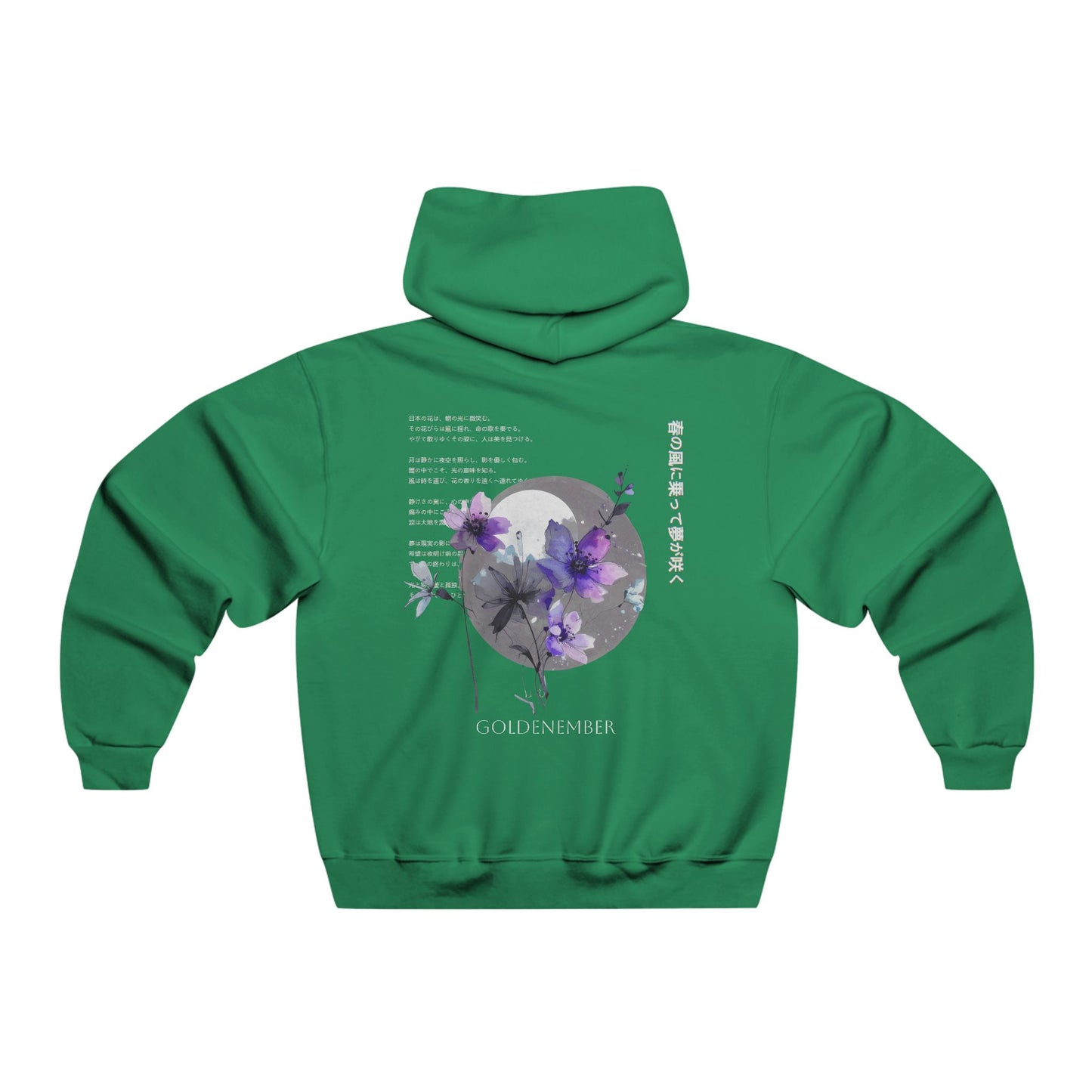 Moon and Flowers - Hoodie