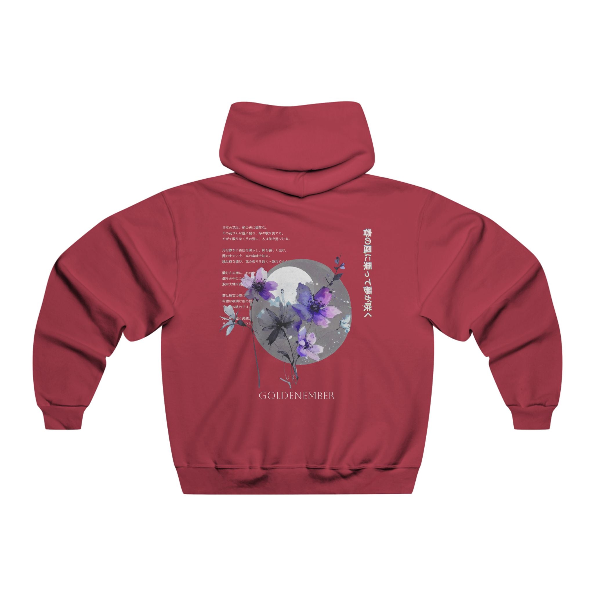 Moon and Flowers - Hoodie