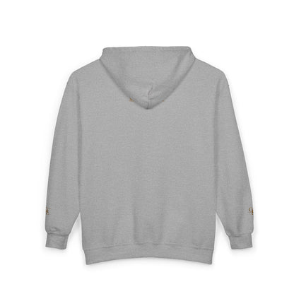 Rose - Embroidered Zip-Up Hoodie