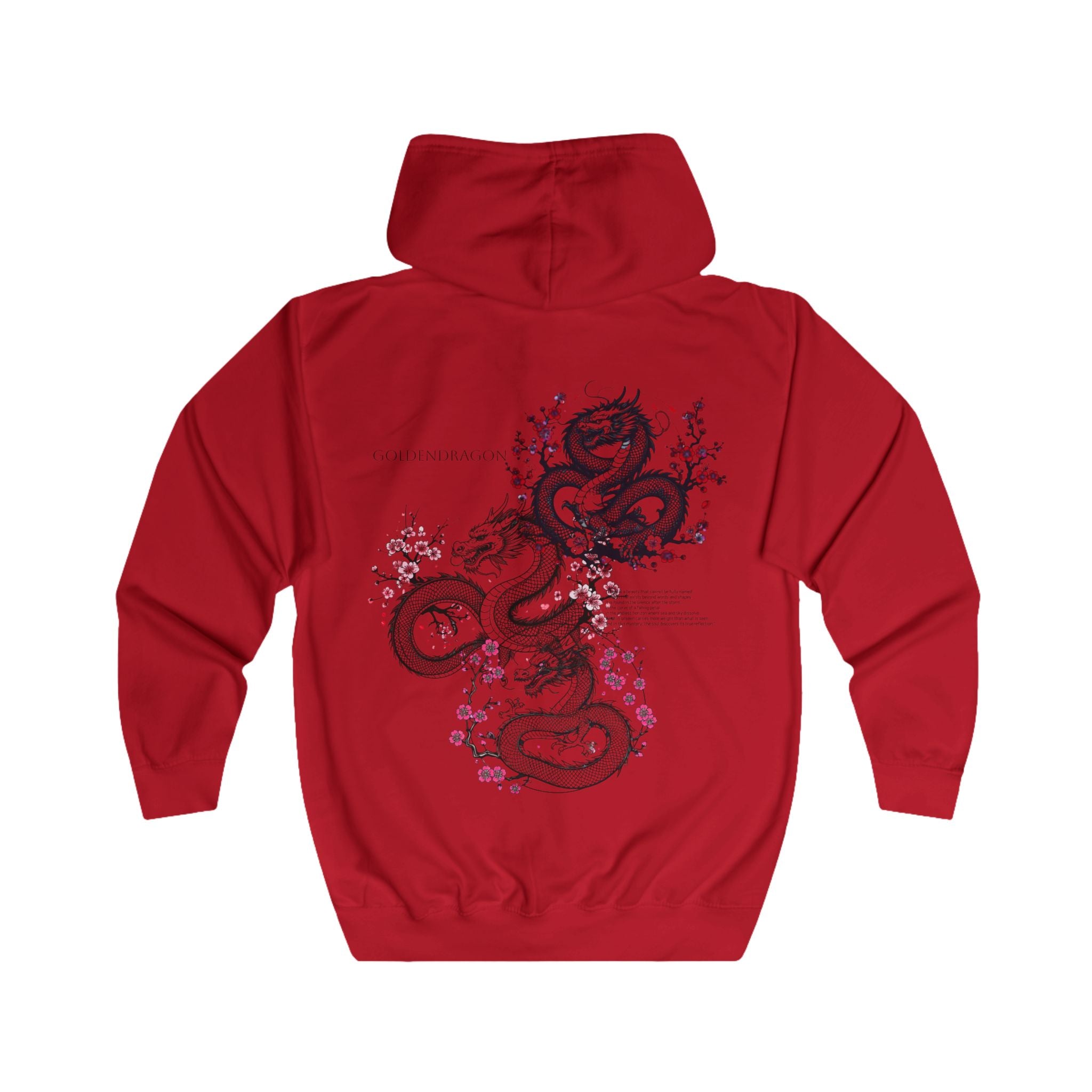 Dragon Sakura - Full Zip Hoodie