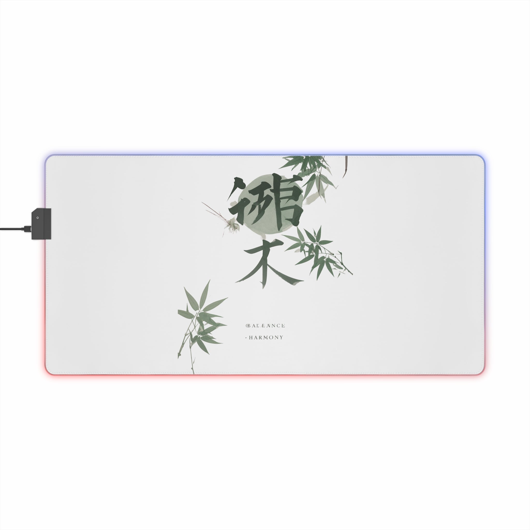 Japanese GreePalms - LED Gaming Mouse Pad