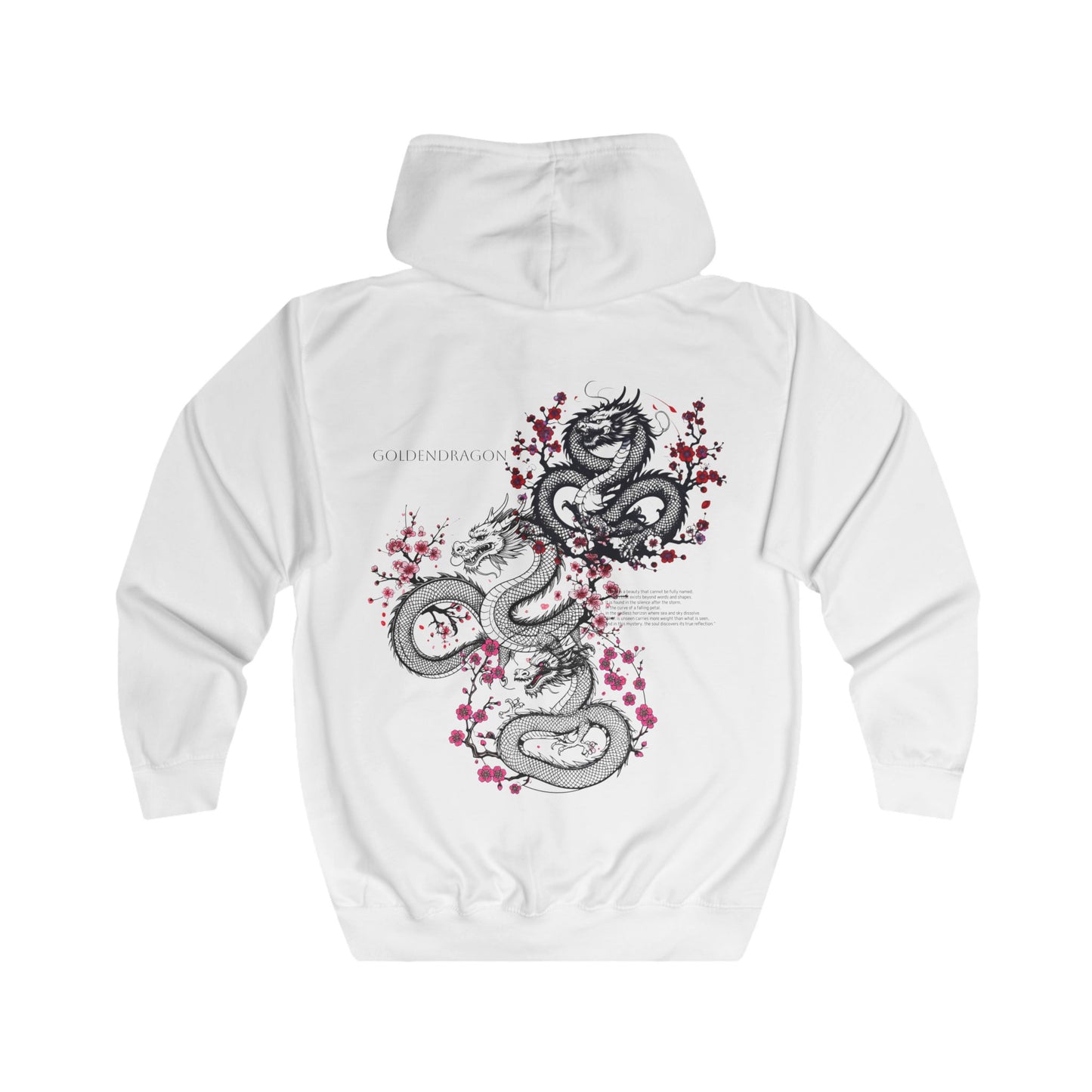 Dragon Sakura - Full Zip Hoodie