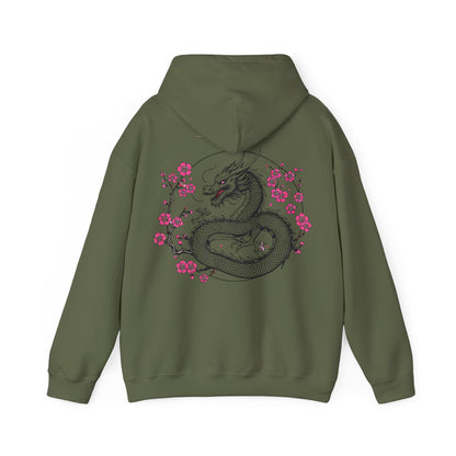 "Be the art" Cherry Blossom Dragon - Hoodie