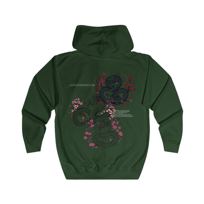 Dragon Sakura - Full Zip Hoodie