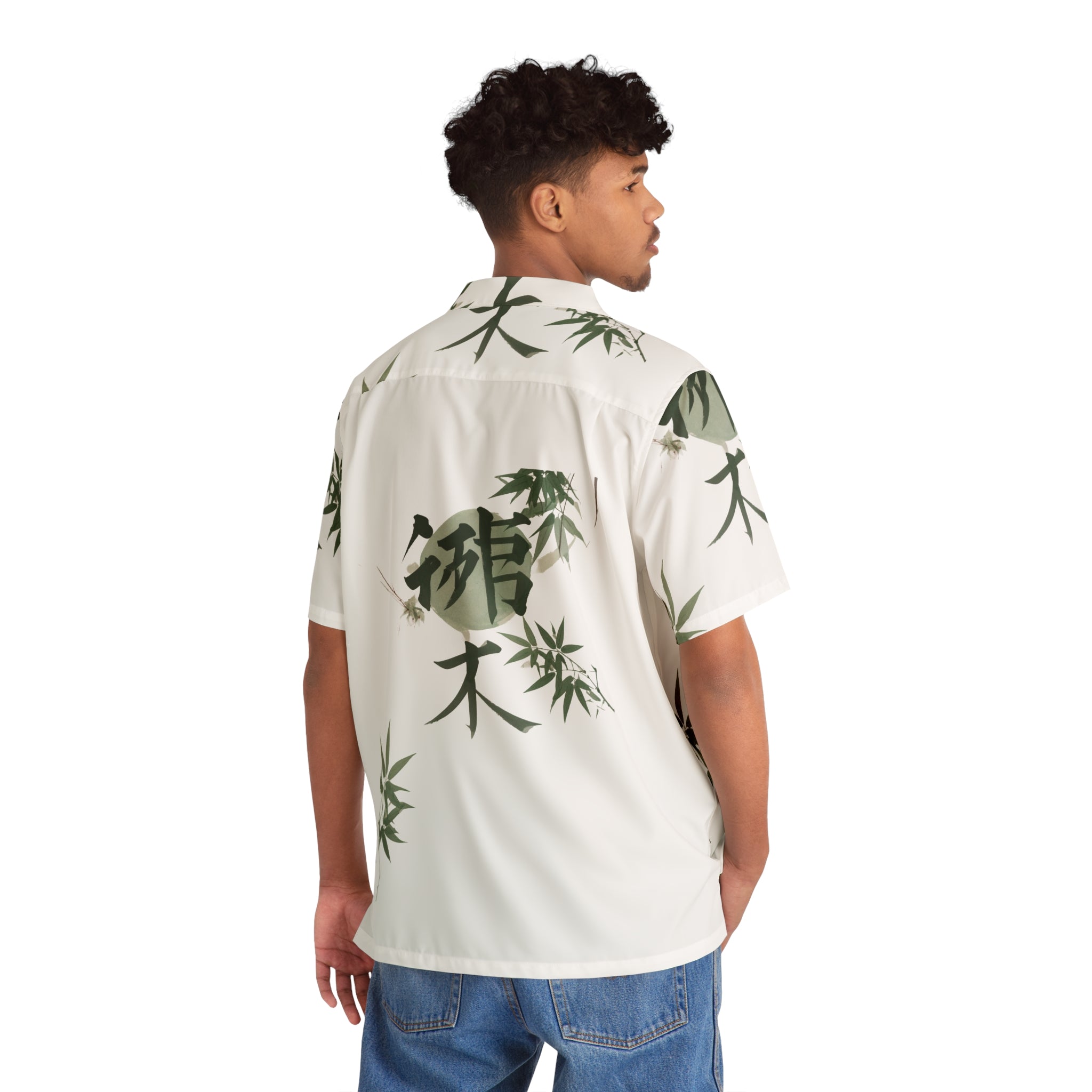 ''BambooPalms'' - Hawaiian Shirt