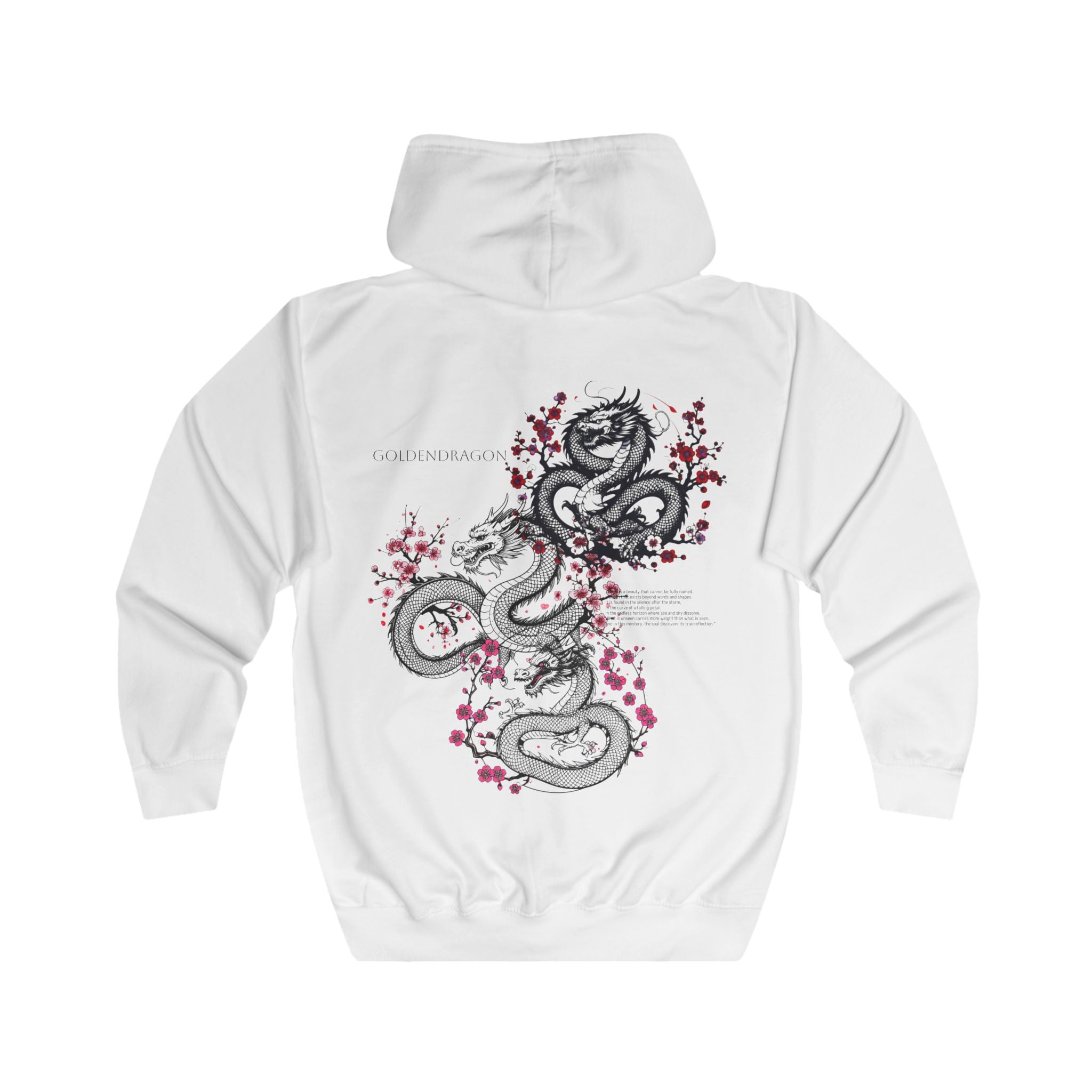 Dragon Sakura - Full Zip Hoodie