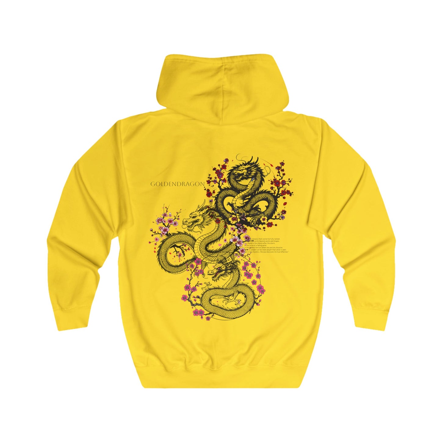 Dragon Sakura - Full Zip Hoodie
