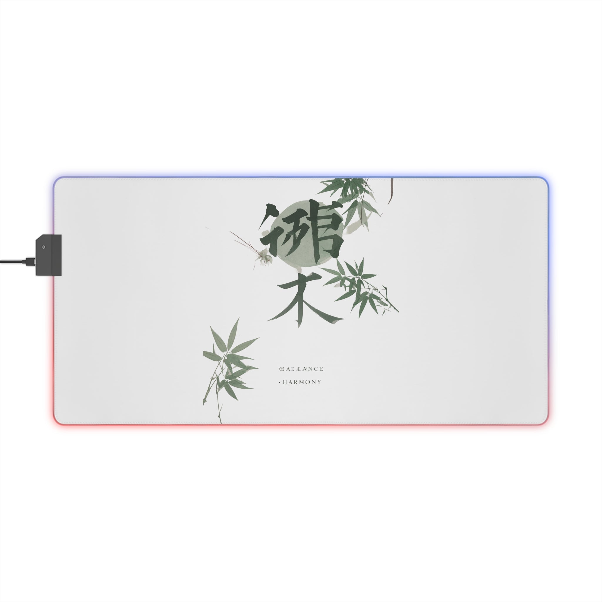 Japanese GreePalms - LED Gaming Mouse Pad