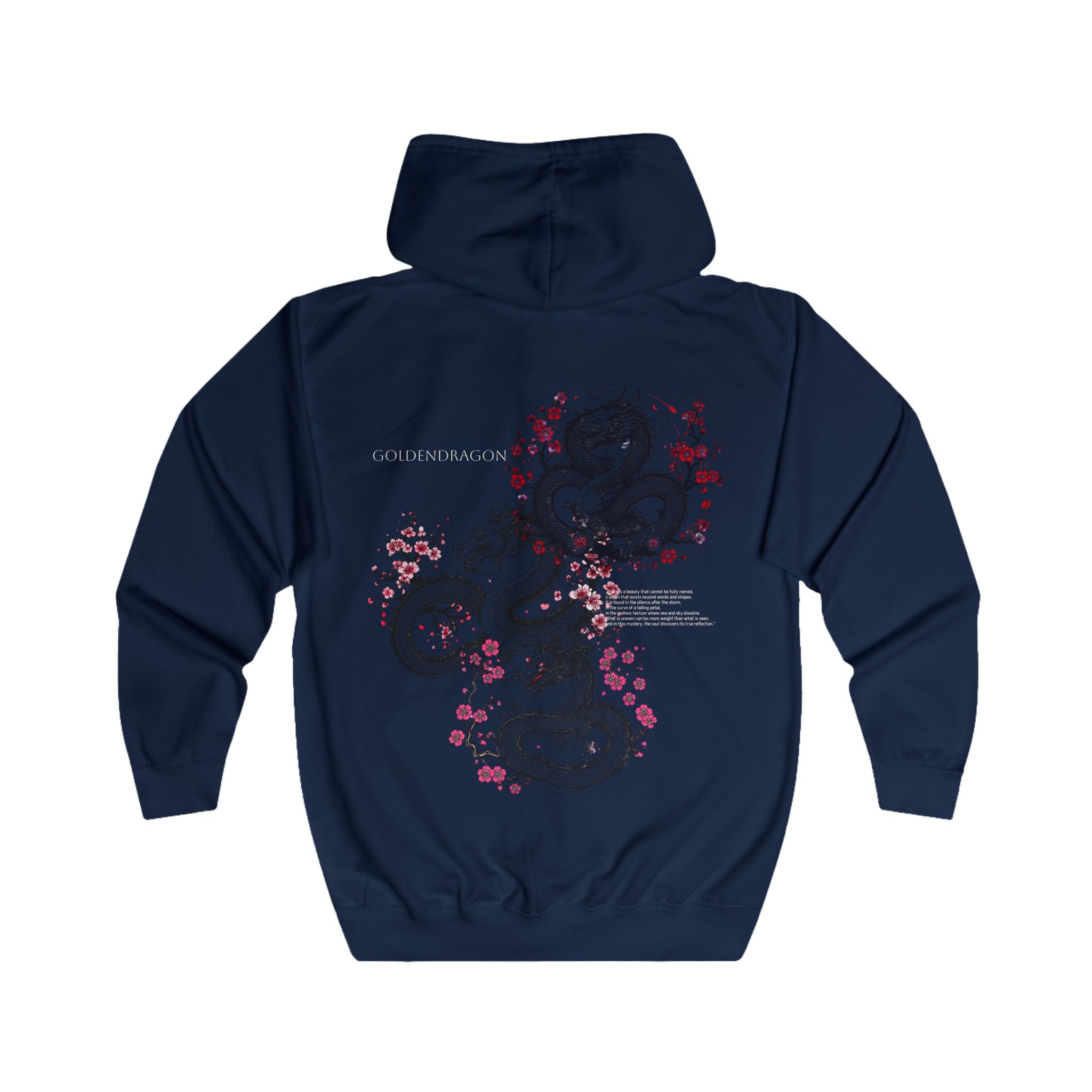 Dragon Sakura - Full Zip Hoodie