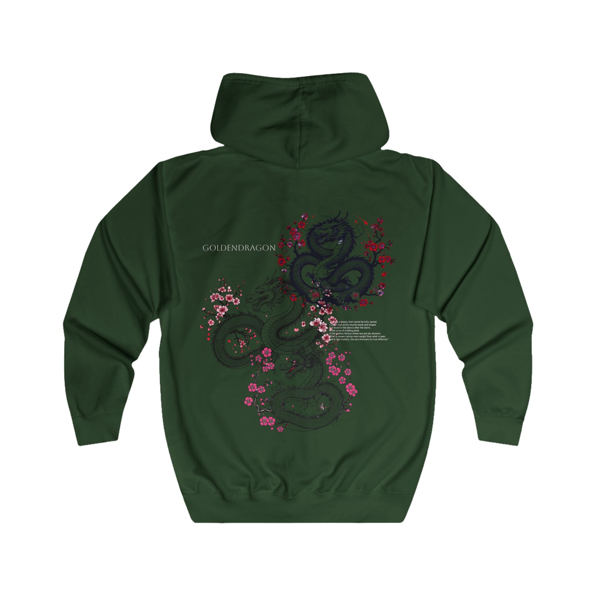 Dragon Sakura - Full Zip Hoodie