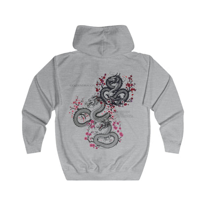 Dragon Sakura - Full Zip Hoodie