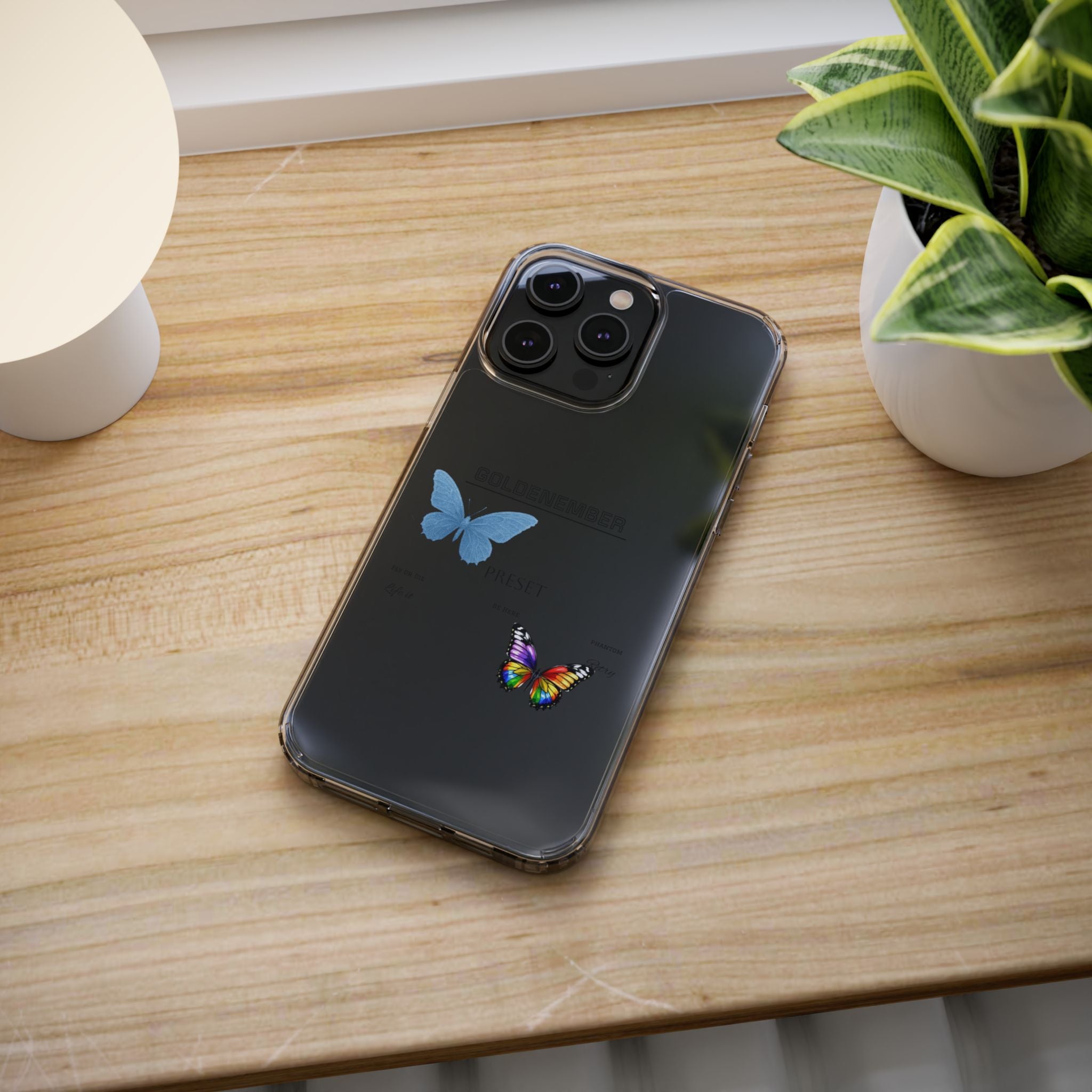 Butterfly Collab - Clear Phonecase